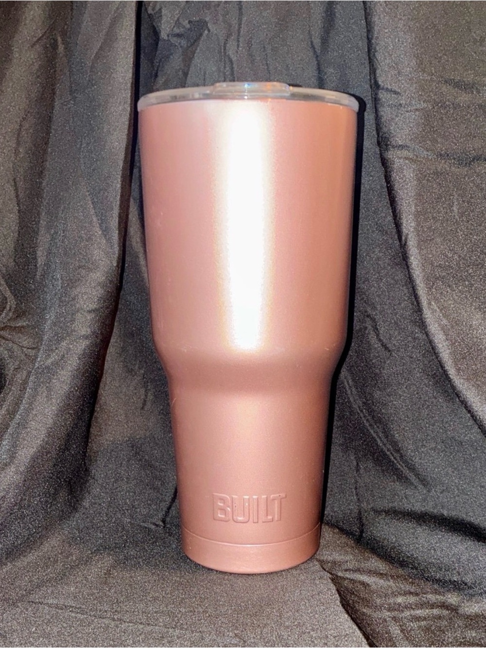 BUILT Rose Gold Insulated Tumbler with Lid